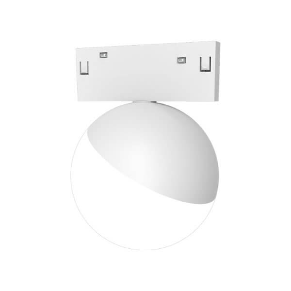 מידי כדור בדולח חצוי צמוד לבן LED10W