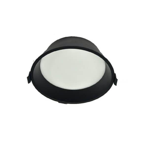 שקוע תקרה לד קוטר 105 שחור